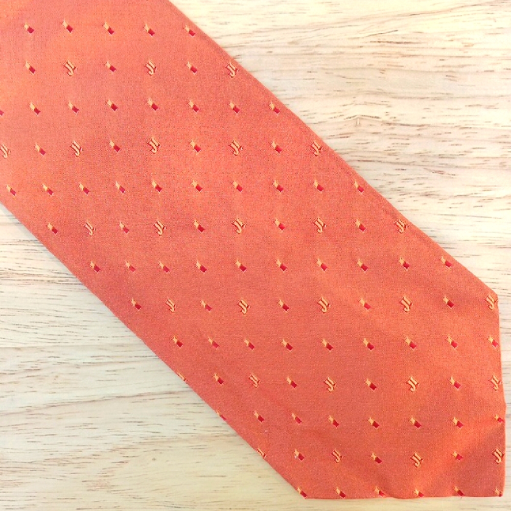Orange Patterned Men's Tie by JOOP!